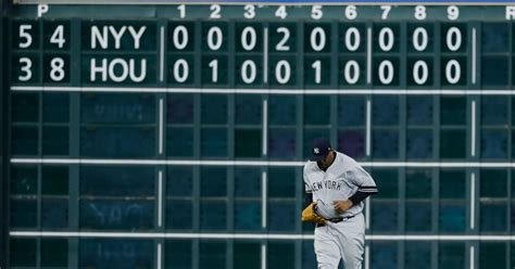 yankees vs astros score today